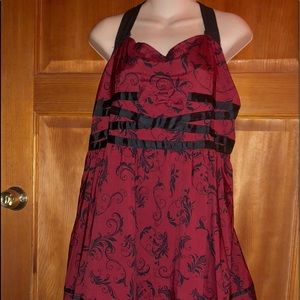 Empire Waist Halter Dress Sz 5XL (fits like a 2XL)